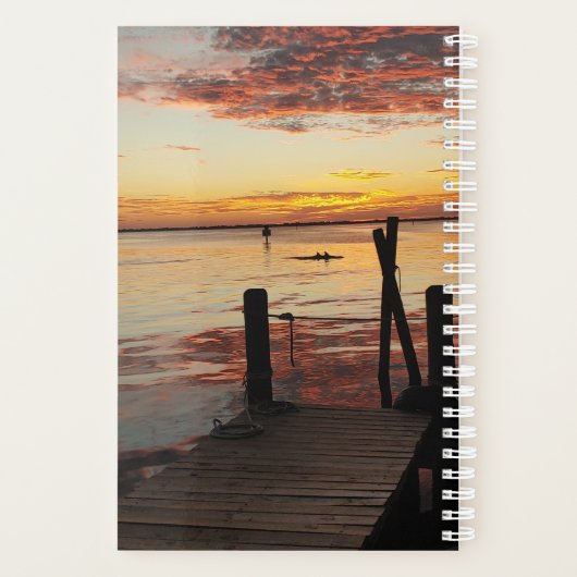 Sunset Daily Planner & Journal (Achterkant)