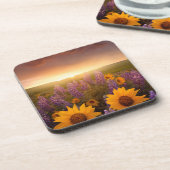 Sunset Daisies Drankjes Onderzetter (Linkerzijde)