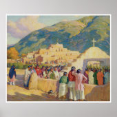 Sunset Dance - Ceremony to the Evening Sun Poster (Voorkant)