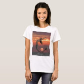 Sunset Dance Mermaid Art T-shirt (Voorkant volledig)