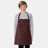 Sunset | Dancing Watercolor Daisies Kids Apron Schort (Gedragen)