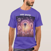 Sunset Dandelion Off Duty T-shirt (Voorkant)