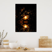 Sunset Darkness Poster (Keuken)