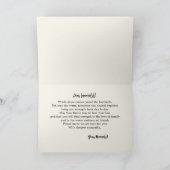 Sunset Deepest Sympathkkaart Bedankkaart (Binnen)