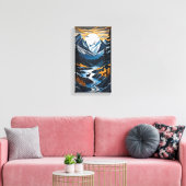 Sunset Deer Canvas Muurkunst Afdruk (Insitu (Woonkamer))