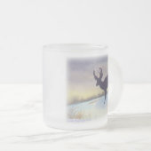 Sunset Deer Design Matglas Koffiemok (Voorkant rechts)