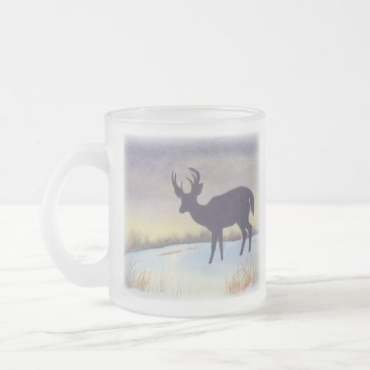 Sunset Deer Design Matglas Koffiemok (Links)