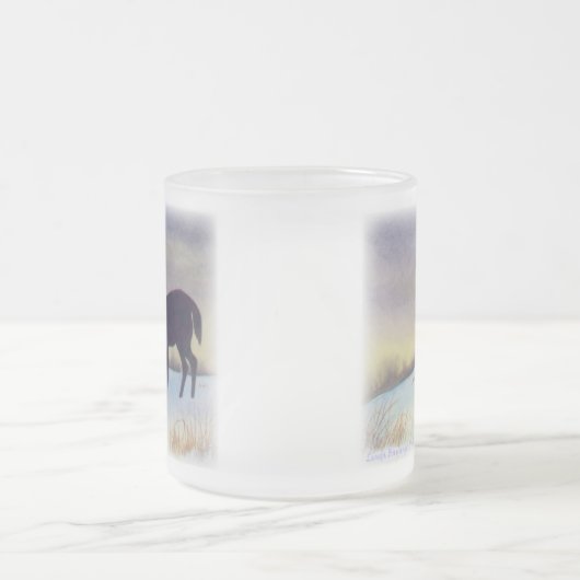 Sunset Deer Design Matglas Koffiemok (Center)