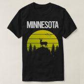 Sunset Deer Minnesota T-shirt (Design voorkant)