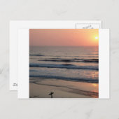 Sunset Del Mar California Briefkaart (Voorkant / Achterkant)
