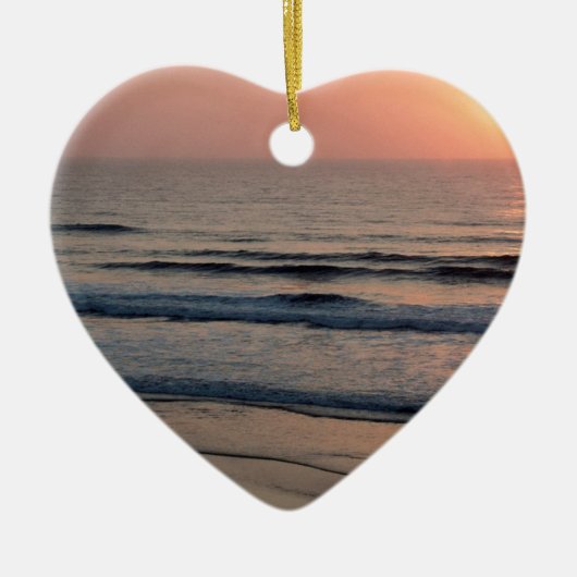 Sunset Del Mar California Keramisch Ornament (Voorkant)