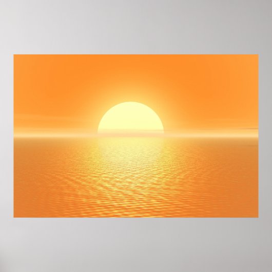 Sunset delight poster (Voorkant)
