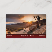 Sunset Desert Visitekaartje (Voorkant)