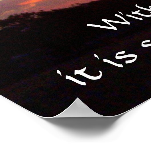 Sunset DESIDERATA Poster (Hoek)