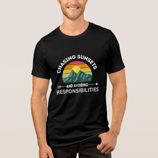 Sunset Designer T-shirt (Voorkant)