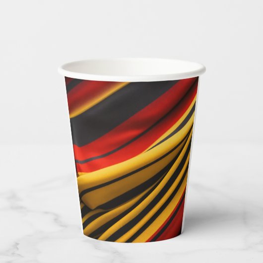 Sunset Dive Paper Cup – Tropische warmte in elk sl Papieren Bekers (Achterkant)