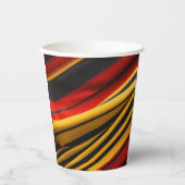 Sunset Dive Paper Cup – Tropische warmte in elk sl Papieren Bekers (Voorkant)