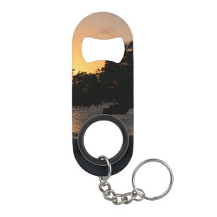 Sunset Divi Divi Tree Sleutelhanger Flessenopener