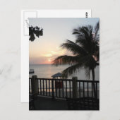 Sunset Doctor's Cave Beach Mo Bay Jamaica Briefkaart (Voorkant / Achterkant)