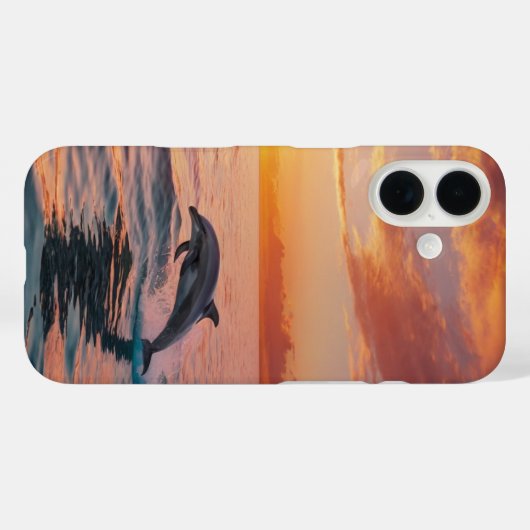 Sunset Dolphins Case-Mate iPhone Case (Achterkant (horizontaal))