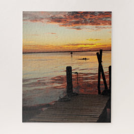 Sunset Dolphins Legpuzzel