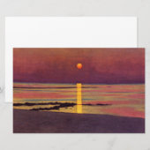 Sunset (door Félix Vallotton) Briefpapier (Voorkant / Achterkant)