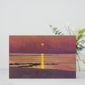 Sunset (door Félix Vallotton) Briefpapier (Staand voorkant)