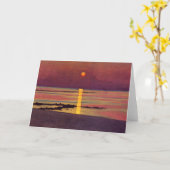 Sunset (door Félix Vallotton) Kaart (Gele Bloem)
