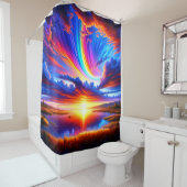 Sunset Douchegordijn (In situ)