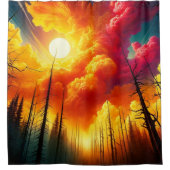 Sunset Douchegordijn (Voorkant)