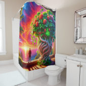 Sunset Douchegordijn (In situ)