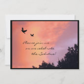 Sunset Doves Summer Solstice Party - Uitnodiging (Voorkant)