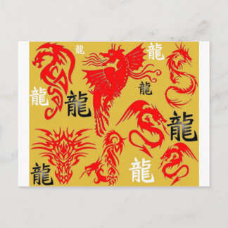 SUNSET DRAGON BRIEFKAART