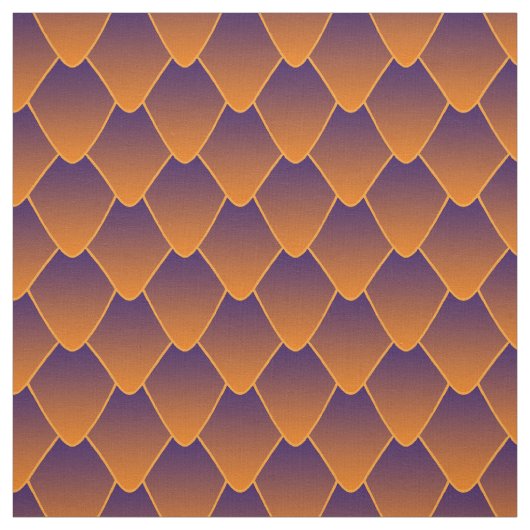 Sunset Dragon Scales Stof (Swatch)
