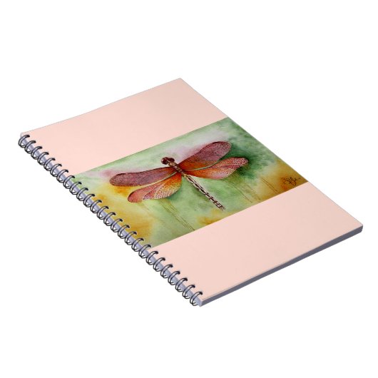Sunset Dragonfly Notitieboek (Rechterzijde)
