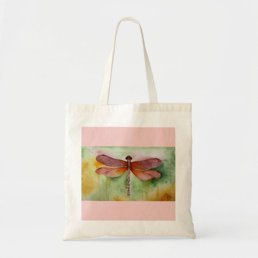 Sunset Dragonfly Tote Bag (Voorkant)