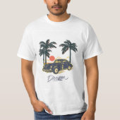 Sunset Dream - Classic Car Tropicat T-shirt (Voorkant)