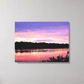 Sunset Dream over de Delaware Canvas Afdruk (Voorkant)