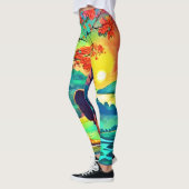 Sunset Dreamer bij de rivier Leggings (Links)