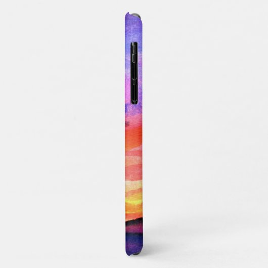 Sunset Dreaming landscape waterverf Case-Mate iPhone Case (Achterkant/links)
