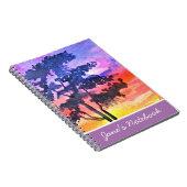 Sunset Dreaming landscape waterverf Notitieboek (Rechterzijde)
