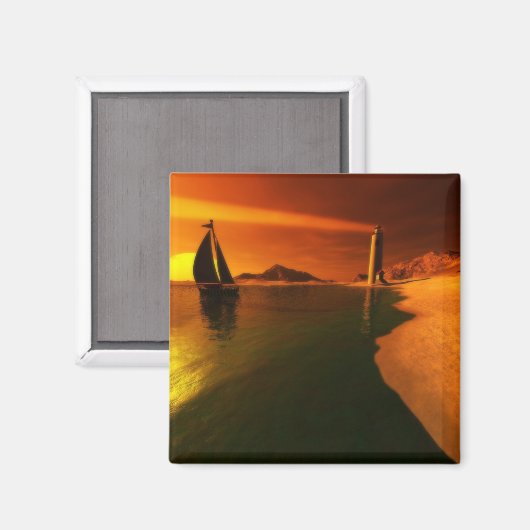 Sunset Dreams Magneet (Voorkant / Achterkant)