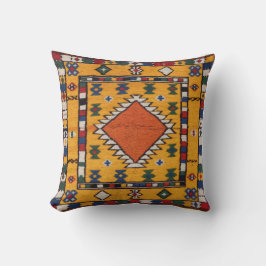 Sunset Dreams" Turks Geel Kilim Kussens: Kussen