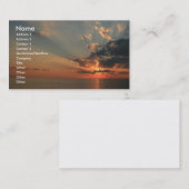 Sunset Dreams Visitekaartje (Voorkant / Achterkant)