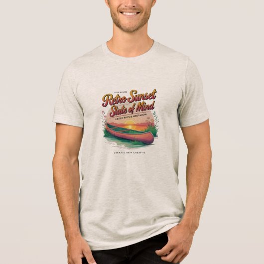 Sunset Drift - Retro State of Mind, Catch Rays Tri-Blend Shirt (Voorkant)