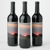 Sunset Drink Labels Wijn Etiket (Flessen)