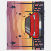 Sunset Drive Fleece Deken (Voorkant)