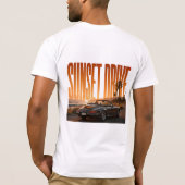 Sunset Drive Luxe Wegreis Grafisch T-shirt (Achterkant)