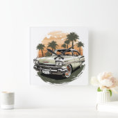 Sunset Drive Vierkante Klok (Huis)