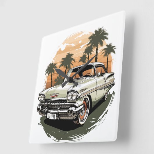  Sunset Drive Vierkante Klok (Hoek)